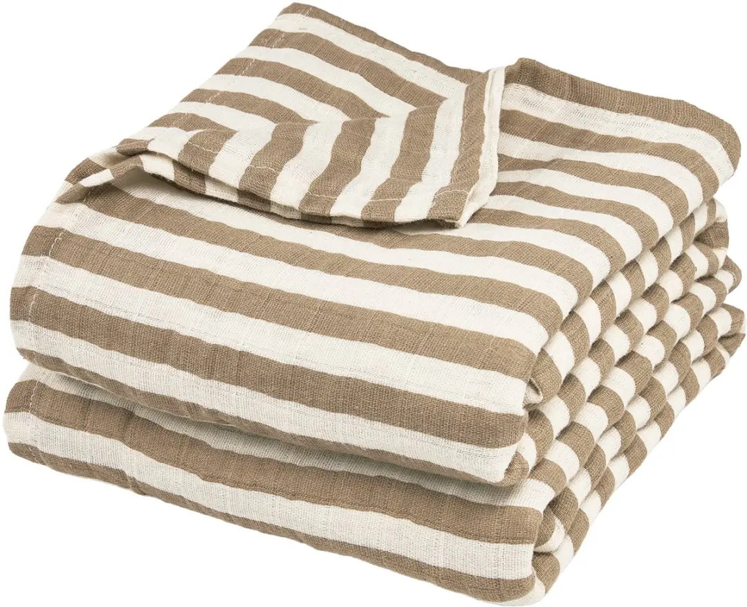 Meyco Baby Fat Stripe Swaddle 2 Stuks