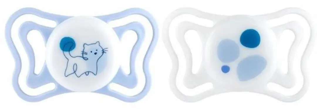 Chicco PhysioForma Light fopspeen siliconen 2-6m blauw 2st