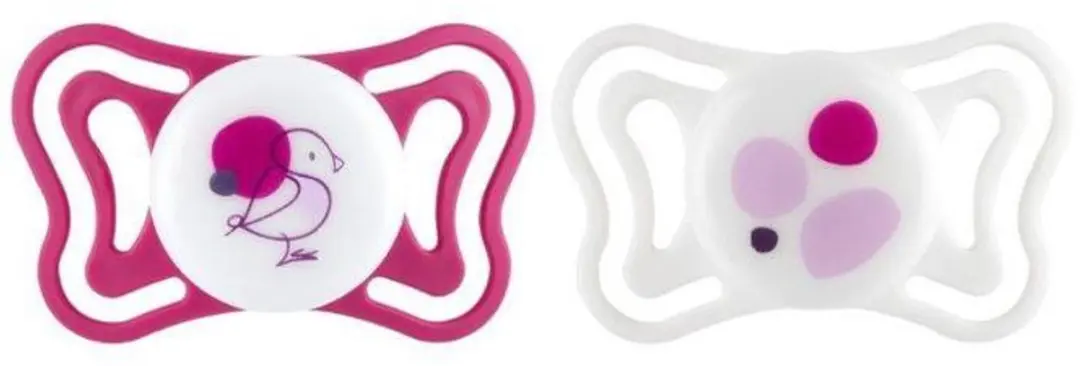 Chicco PhysioForma Light fopspeen siliconen 6-16M roze 2st