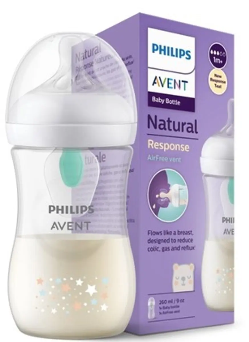 Philips Avent Natural Response Babyfles 260ml - Multicolor - afbeelding 2 van 6