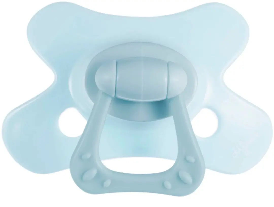 2x Difrax Fopspeen Dental 12+ mnd Light Blue Topaz