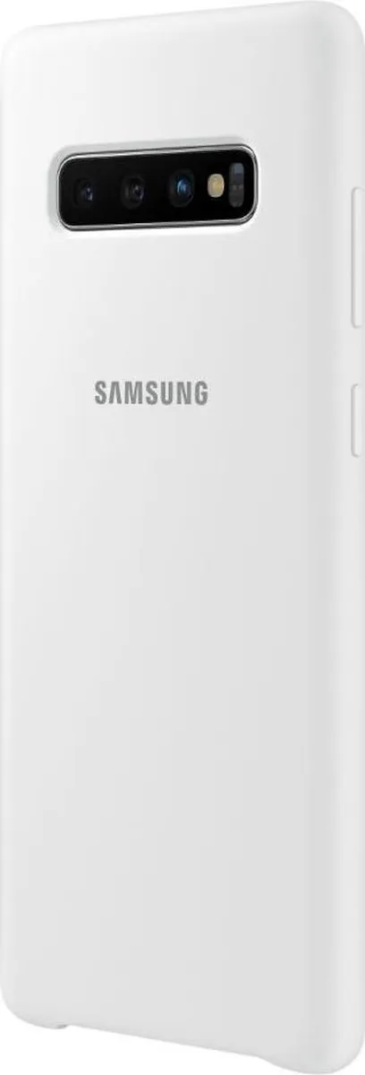 Samsung Galaxy S10+ Silicone Hoesje - Wit