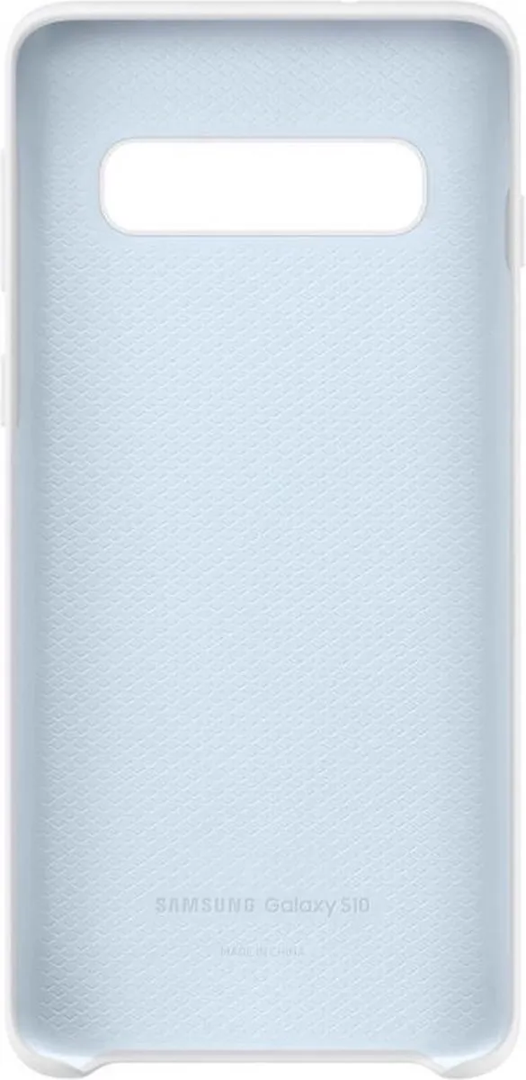 Samsung Galaxy S10+ Silicone Hoesje - Wit