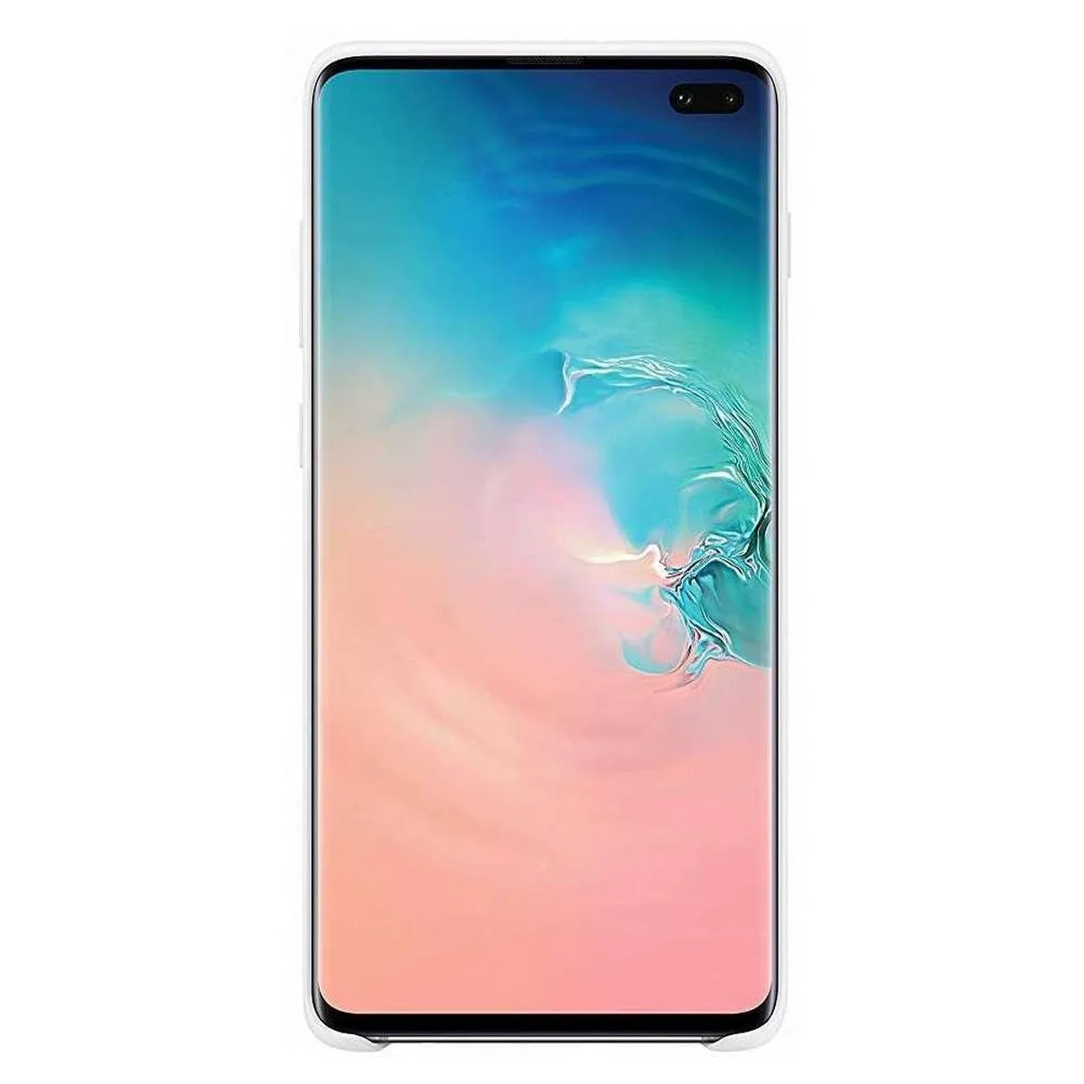 Samsung Galaxy S10+ Silicone Hoesje - Wit