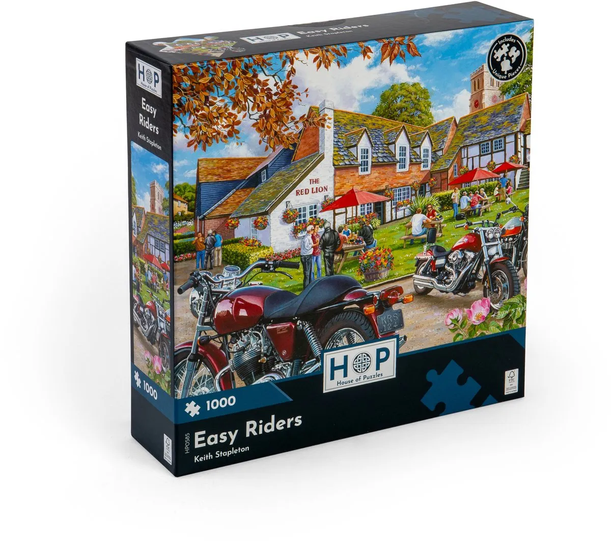 House Of Puzzles Easy Riders 1000 Stuks - Multicolor