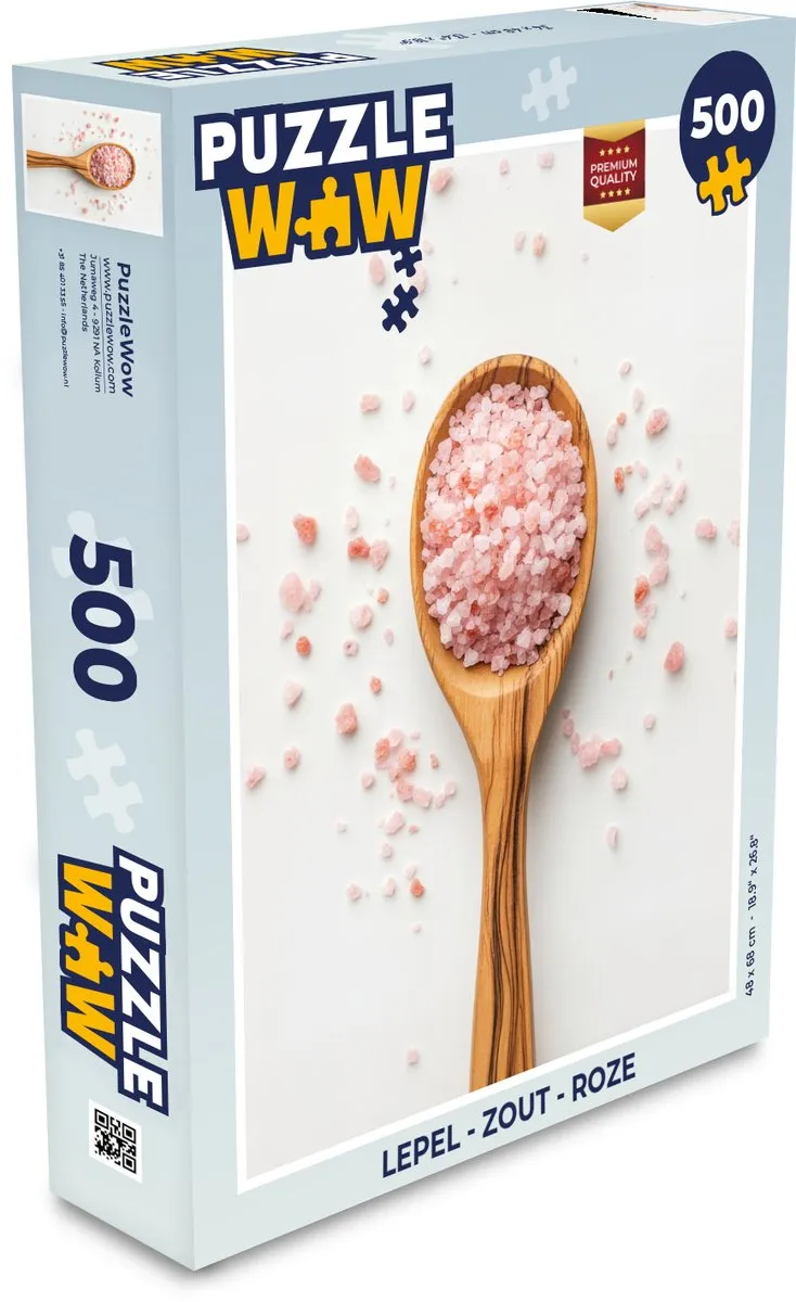 PuzzleWow Lepel Zout Legpuzzel 500 Stuks