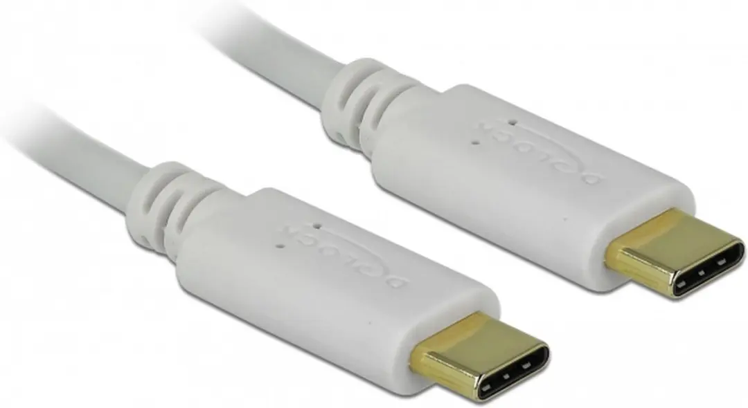 Delock 85357 USB-C-kabel 0,15m - Wit - afbeelding 3 van 3