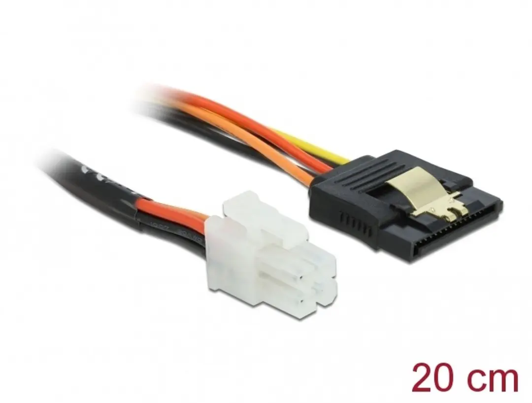 Delock Voedingsadapter P4 naar SATA 20cm