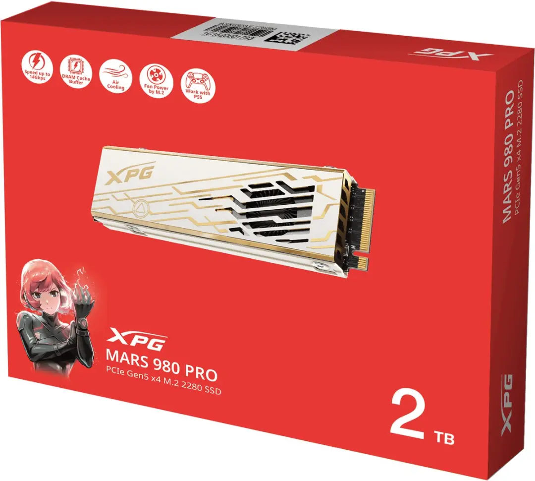 ADATA XPG MARS 980 Pro SMAR-980P-2TCI SSD 2TB - afbeelding 3 van 6