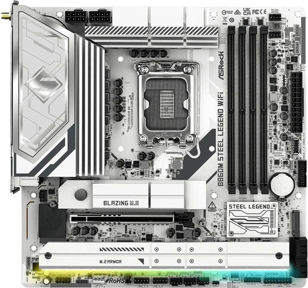 ASRock B860M Steel Legend WiFi - microATX - afbeelding 6 van 6