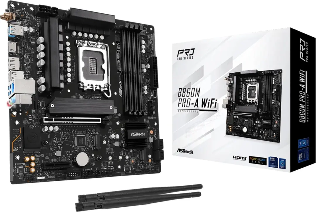 ASRock B860M Pro-A WiFi Moederbord