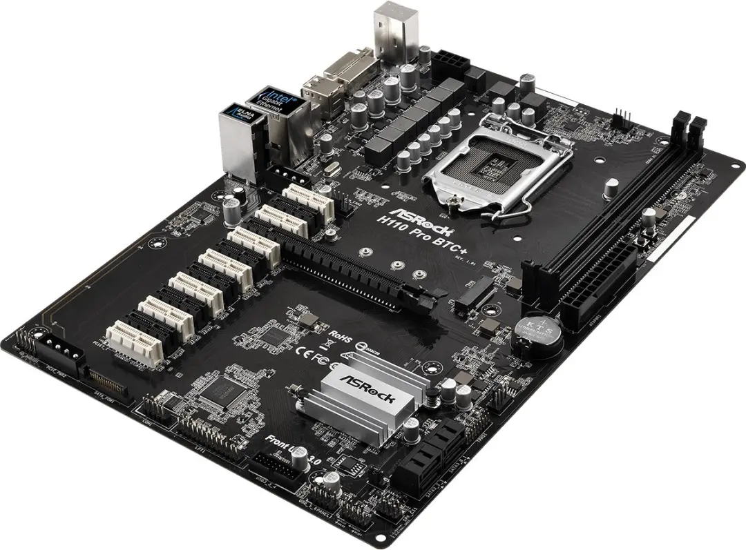 ASRock H110 Pro BTC+ Moederbord - afbeelding 5 van 6