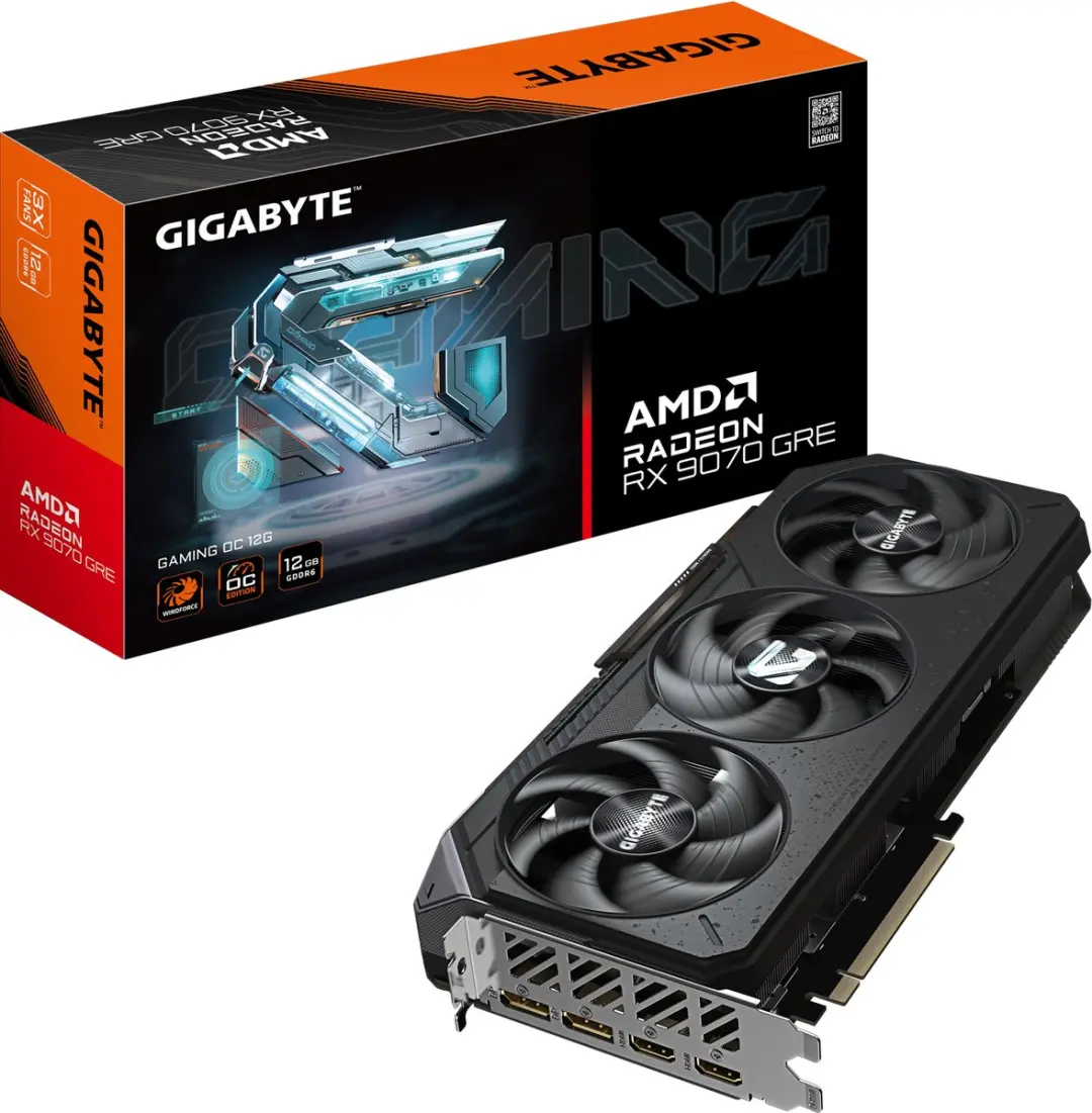 Gigabyte Radeon RX 9070 GRE GV-R907GREGAMING OC-12GD