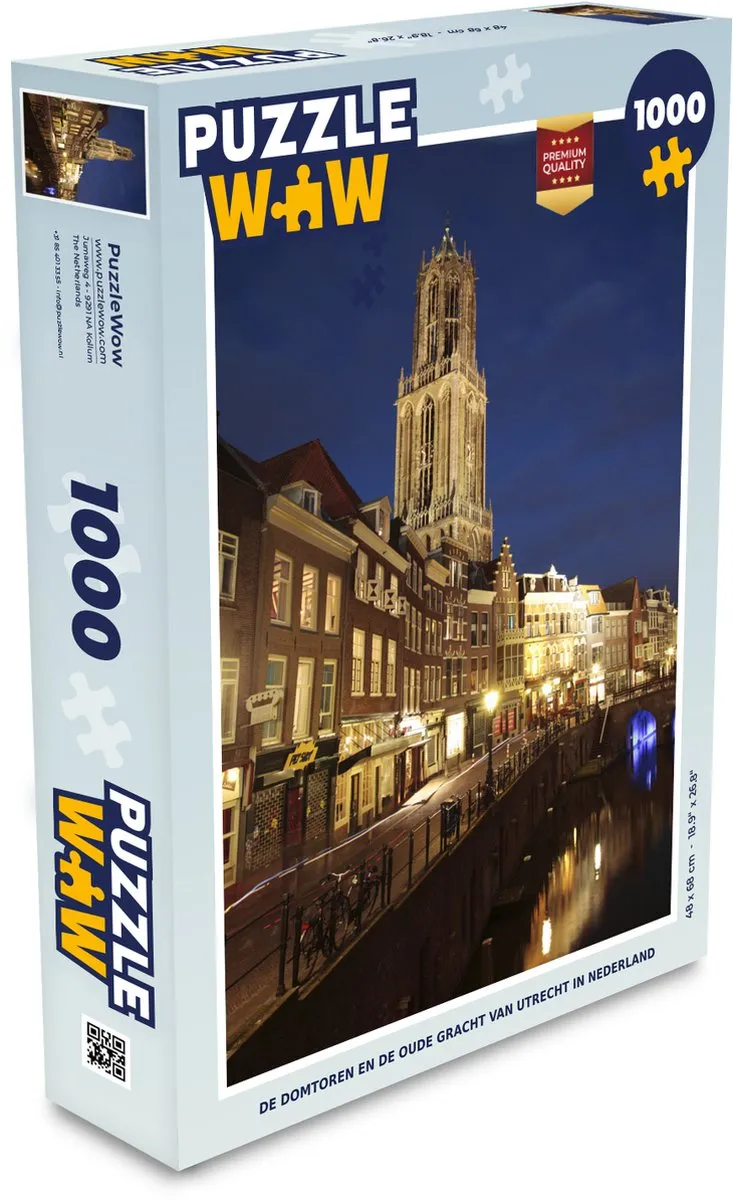PuzzleWow Domtoren Legpuzzel 1000 Stuks