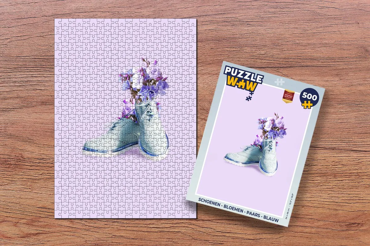 PuzzleWow Bloemen Legpuzzel 500 Stuks - Multicolor