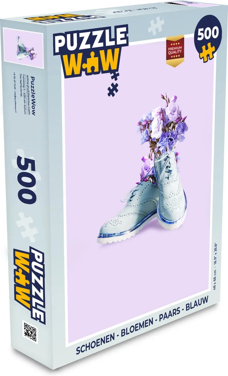 PuzzleWow Bloemen Legpuzzel 500 Stuks