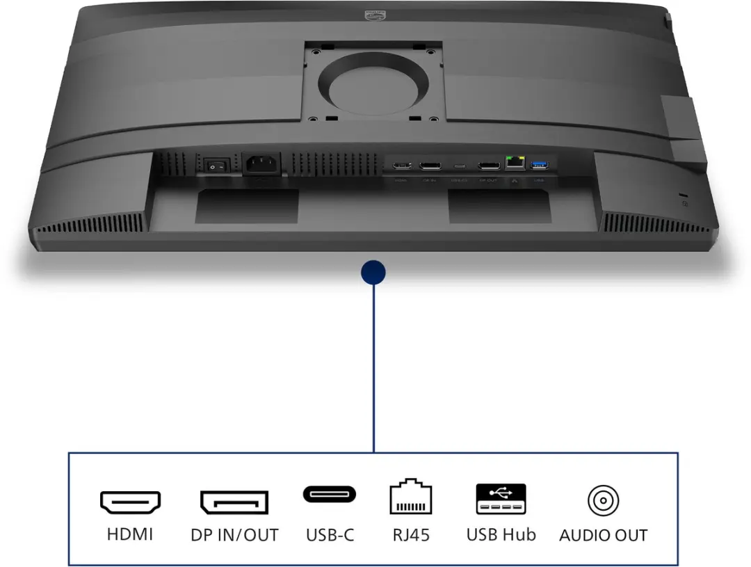 Philips 4000 Series 24B2U4301/00 Monitor 23.8" Full HD Grijs - afbeelding 3 van 6