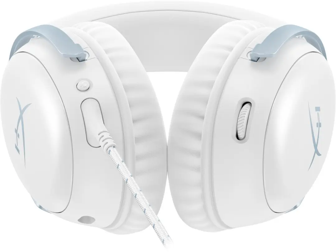 HyperX Cloud III DF7F1AA Game Headset - Wit/Blauw - afbeelding 5 van 6