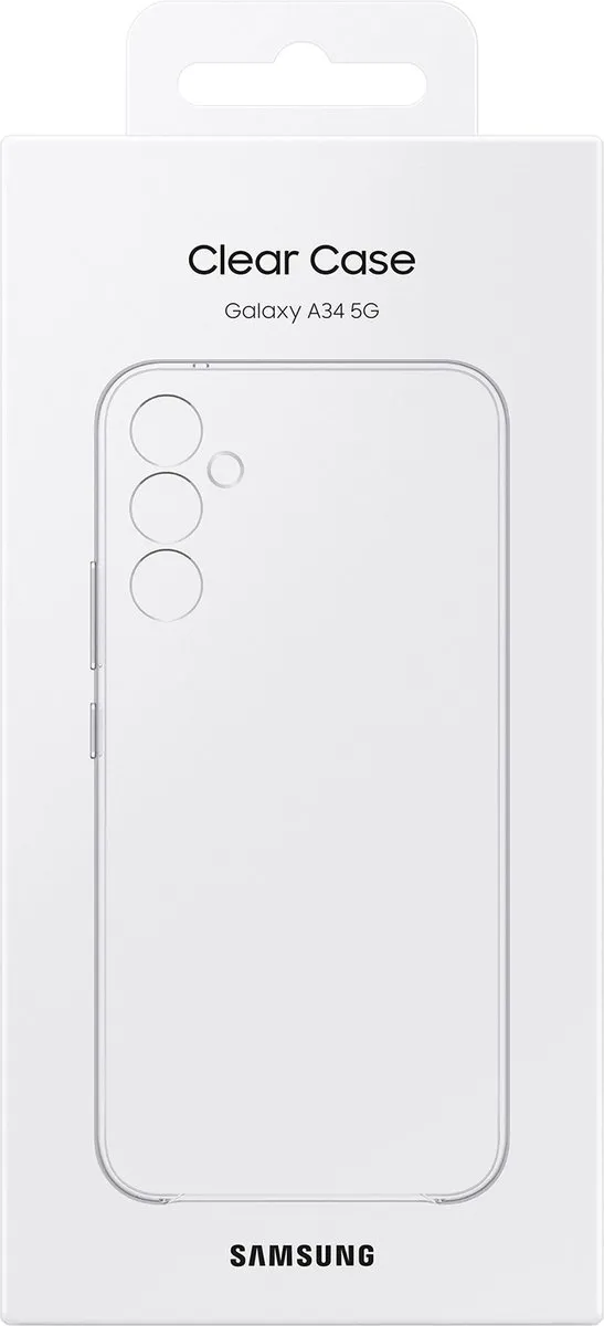 Samsung Galaxy A34 Soft Clear Hoesje - Transparant - EF-QA346CTEGWW