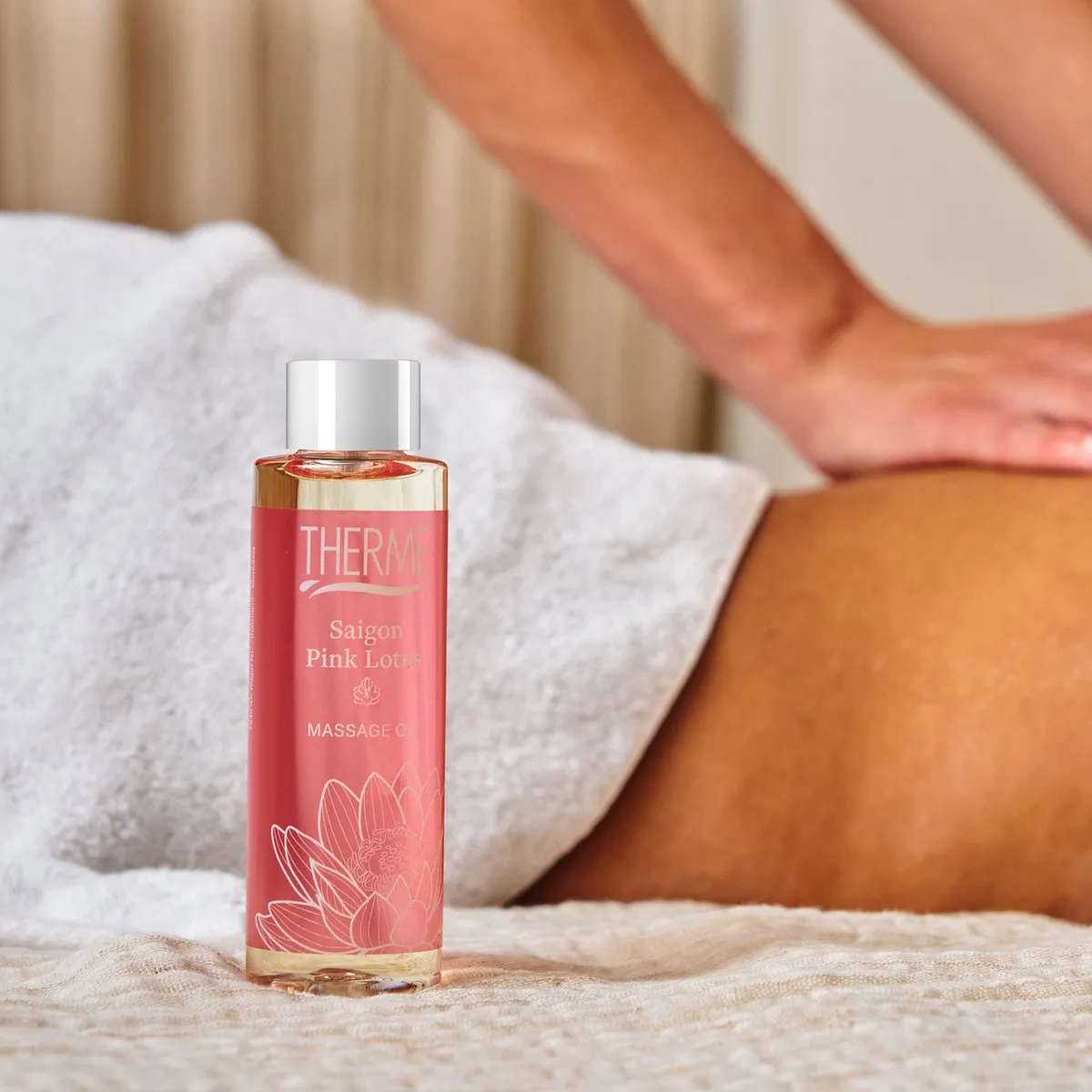 Therme Saigon Pink Lotus Massageolie 125ml
