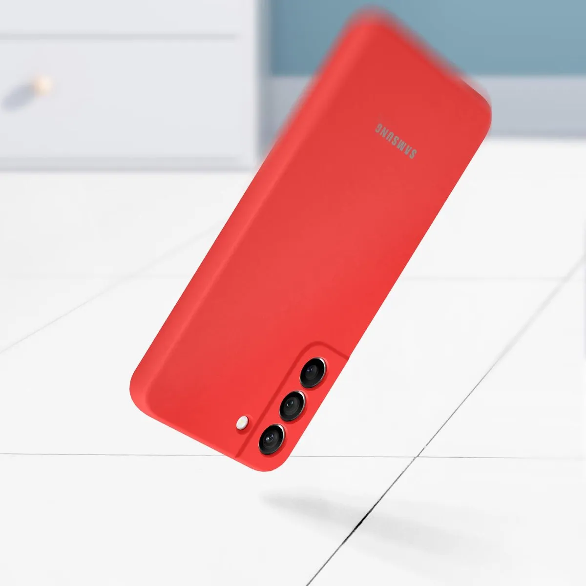 Samsung Siliconen Hoesje Galaxy S22 Plus EF-PS906TPEGWW - Coral