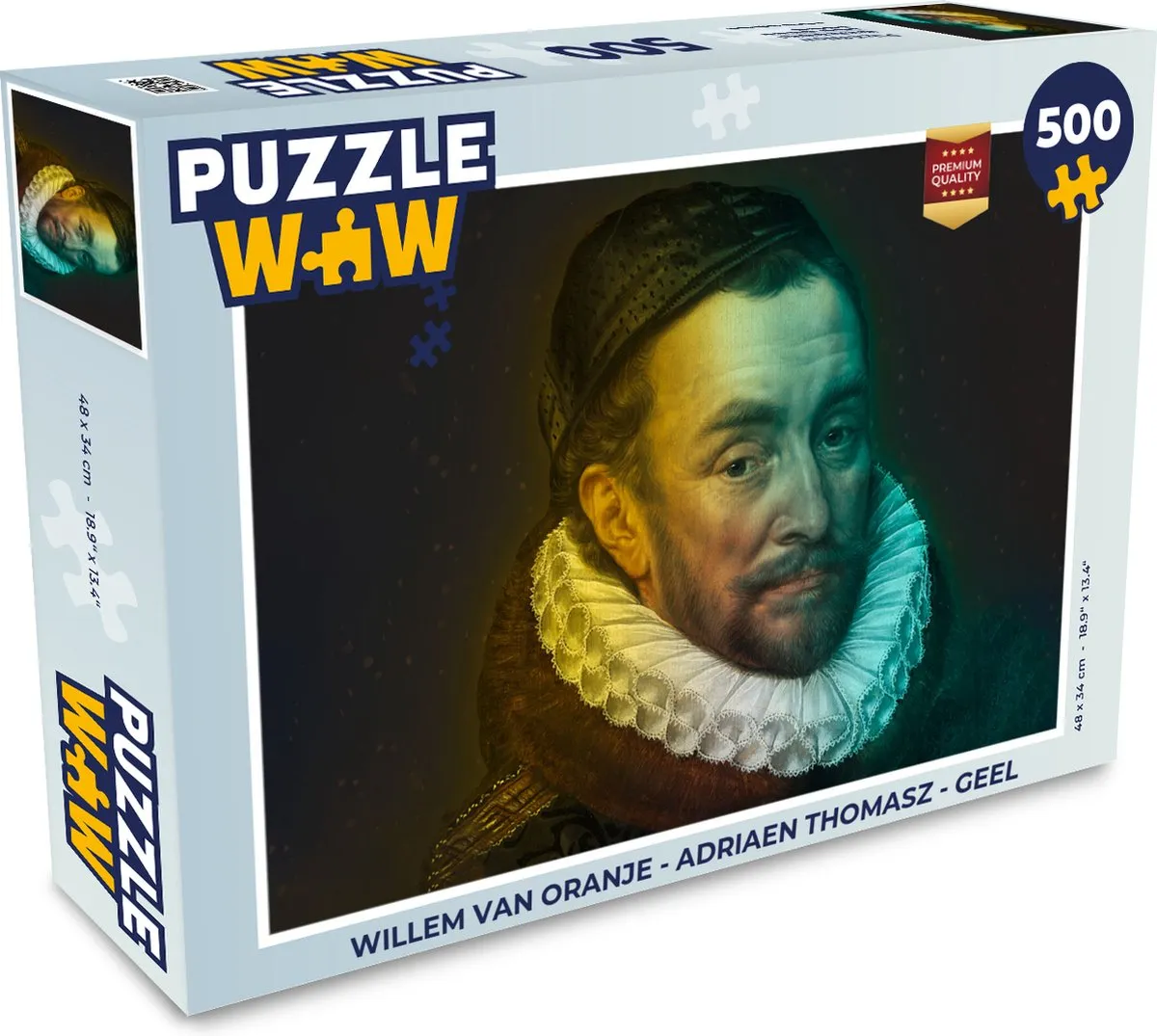 PuzzleWow Willem van Oranje Legpuzzel 500 Stuks