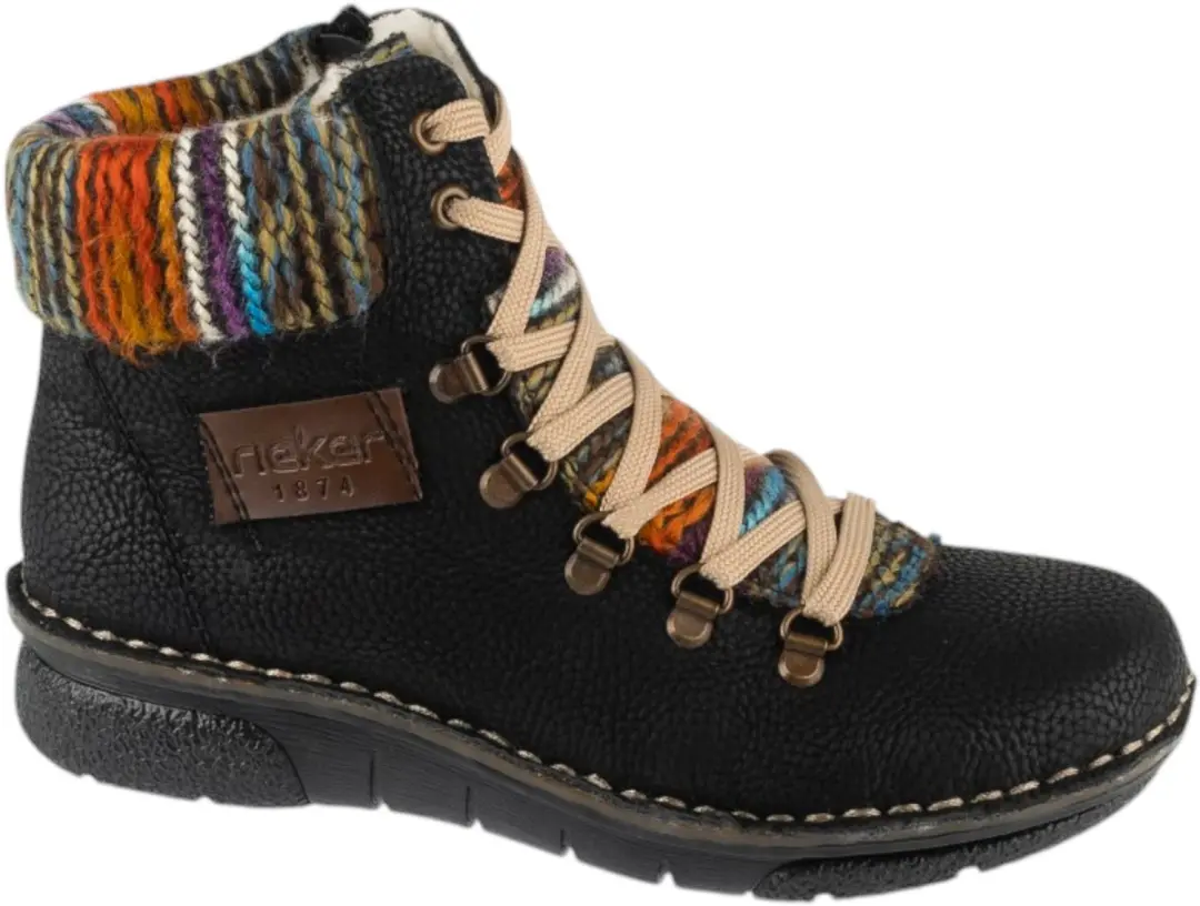 Rieker Booties 73343, Vrouwen, Zwart, Laarsjes, maat: 42