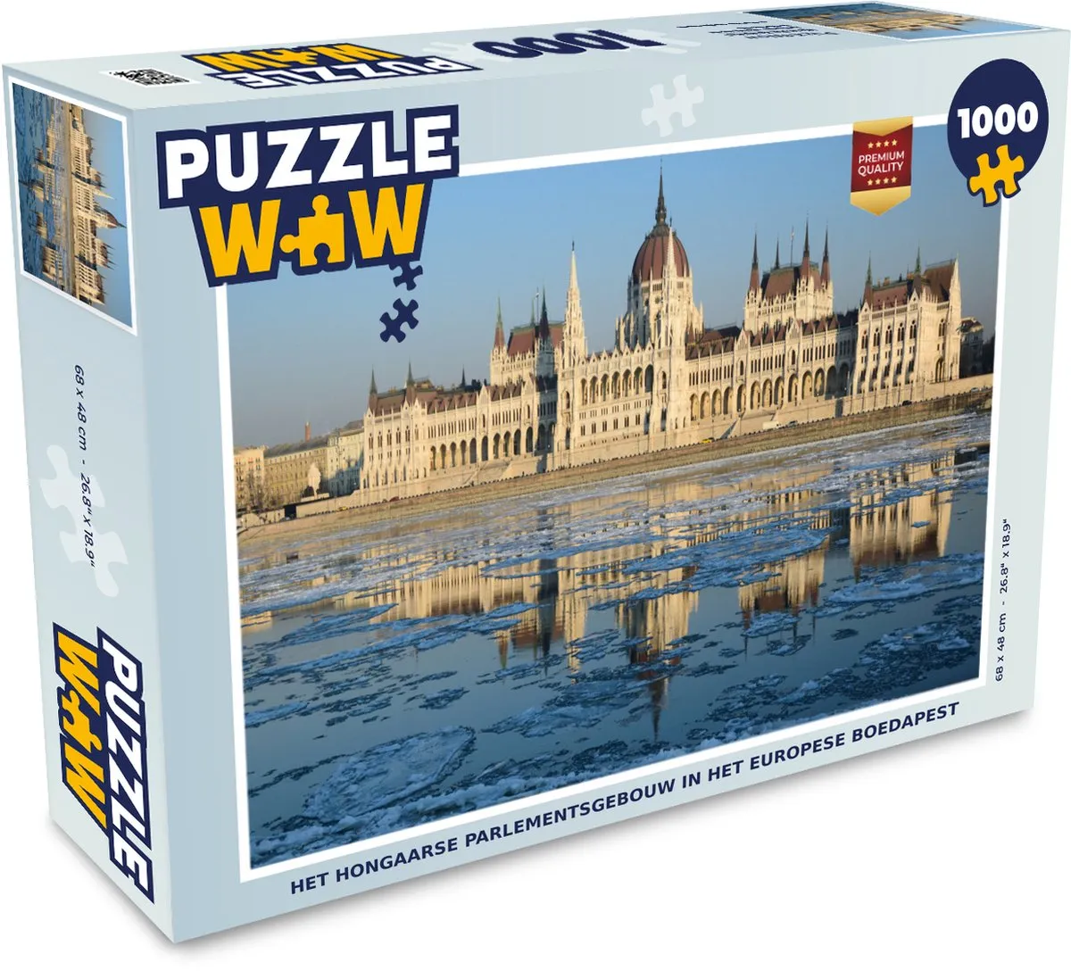 PuzzleWow Het Hongaarse Parlementsgebouw Legpuzzel 1000 Stuks