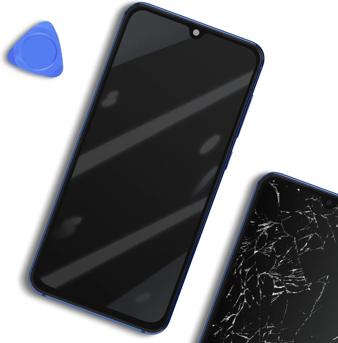Xiaomi Mi 9 Lite Origineel Scherm Blauw - Achterkant