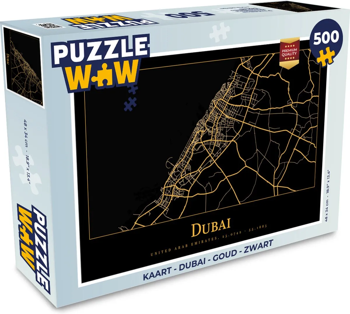 PuzzleWow Dubai Legpuzzel 500 Stuks
