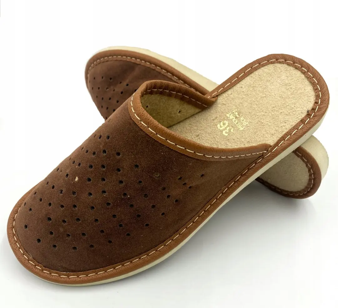 Dames pantoffels Maximus bruin, maat 39