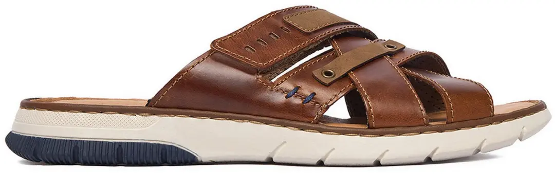 Rieker Heren Slippers Bruin