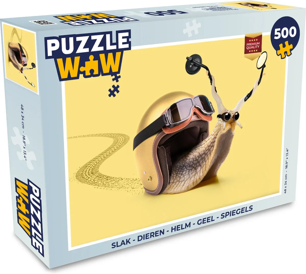 PuzzleWow Slak Helm Legpuzzel 500 Stuks