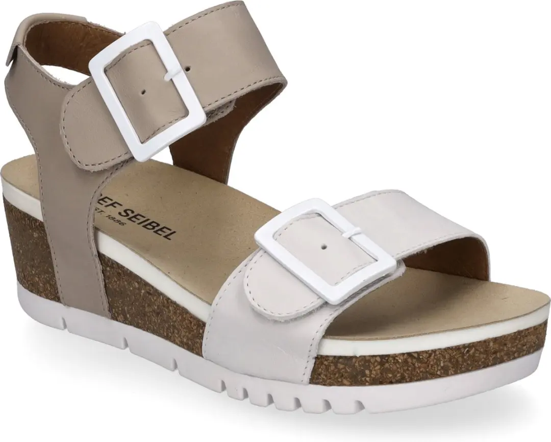 Josef Seibel Quinn 02 Sandalen - 42 - Offwhite - afbeelding 4 van 6
