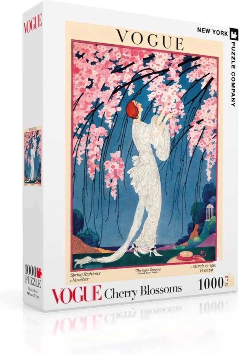 The New York Puzzle Company Vogue Cherry Blossoms 1000 Stuks