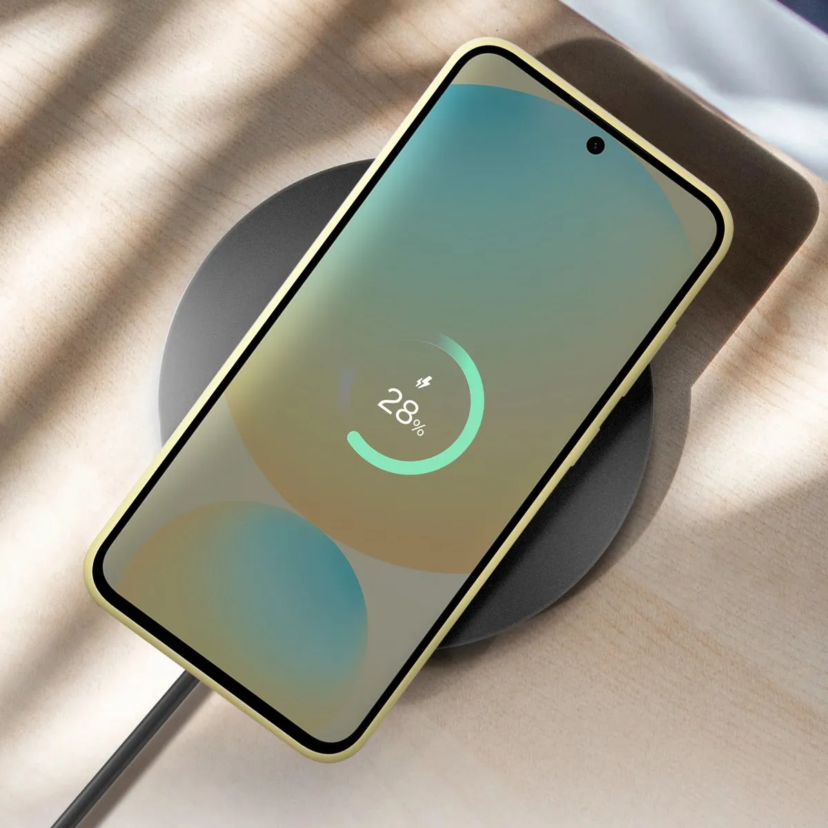 Samsung Silicone Hoesje S24 FE - Geel - EF-PS721CYEGWW - afbeelding 6 van 6