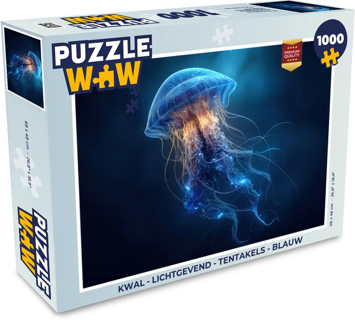 PuzzleWow Kwal Lichtgevend Puzzel 1000 Stuks