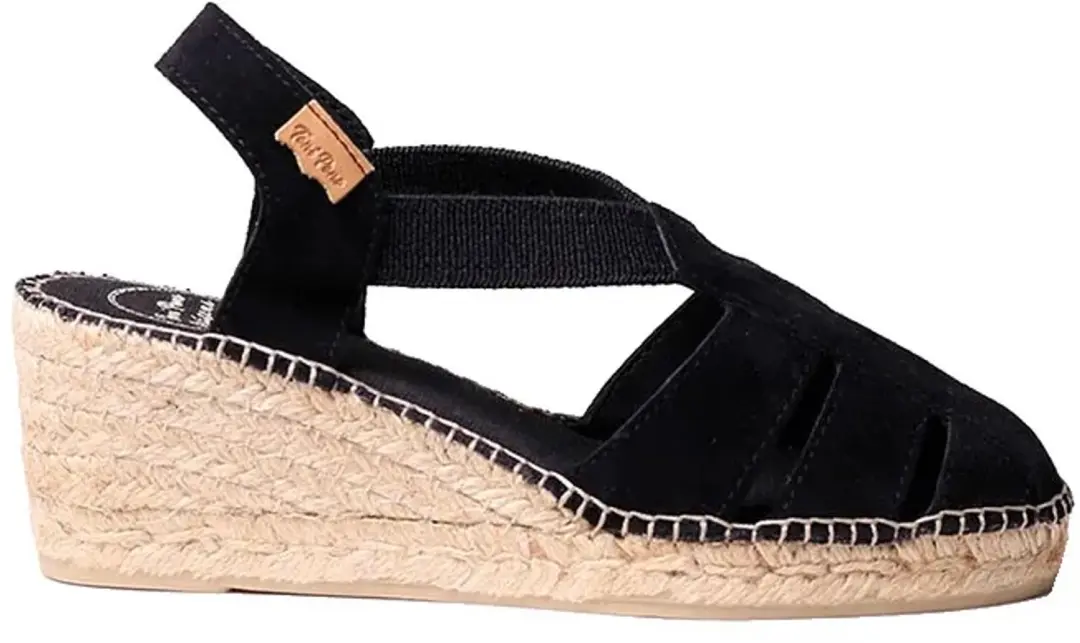 Toni Pons Trapa Wedge Espadrilles Zwart EU 40 Vrouw