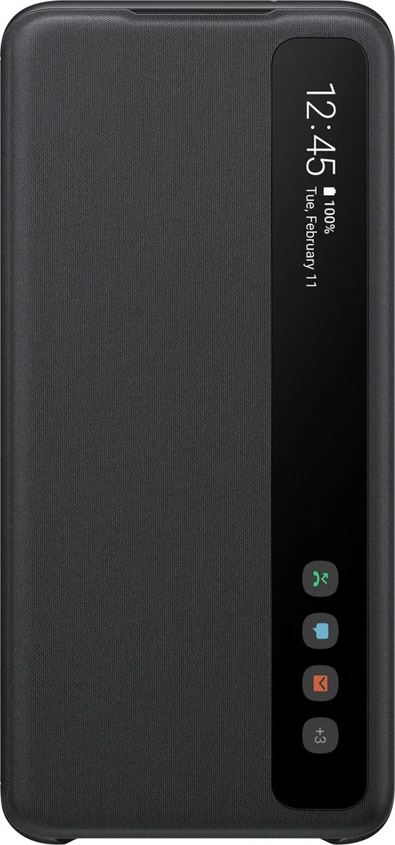 Samsung Clear View Hoesje Galaxy S20 - Zwart