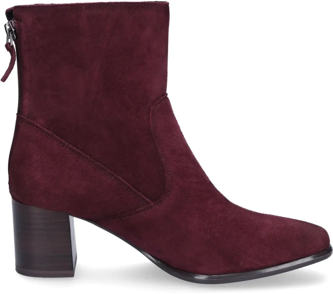 Tamaris dames enkellaarsjes rood