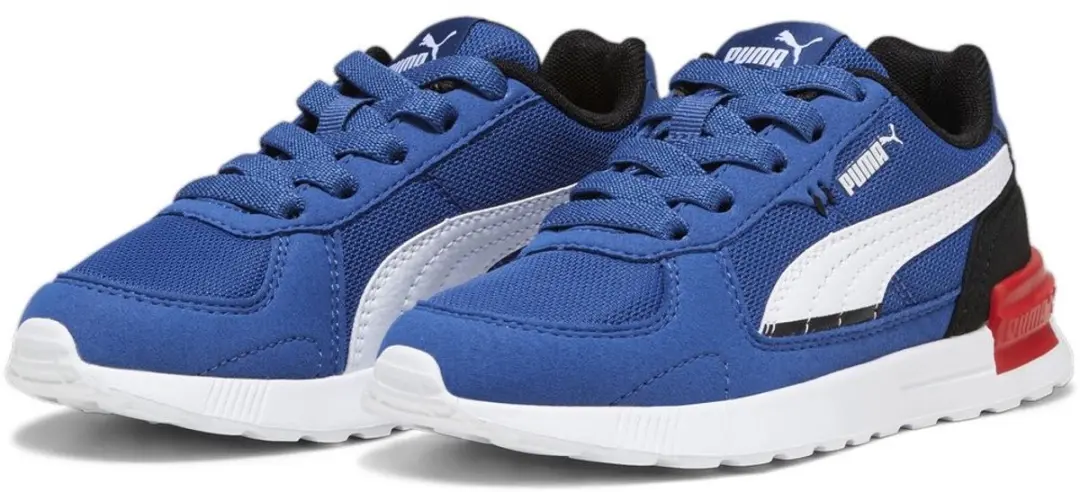Puma Kinder Schuhe Low Graviton AC PS 381988 Clyde Royal-Puma White-Puma Black-3
