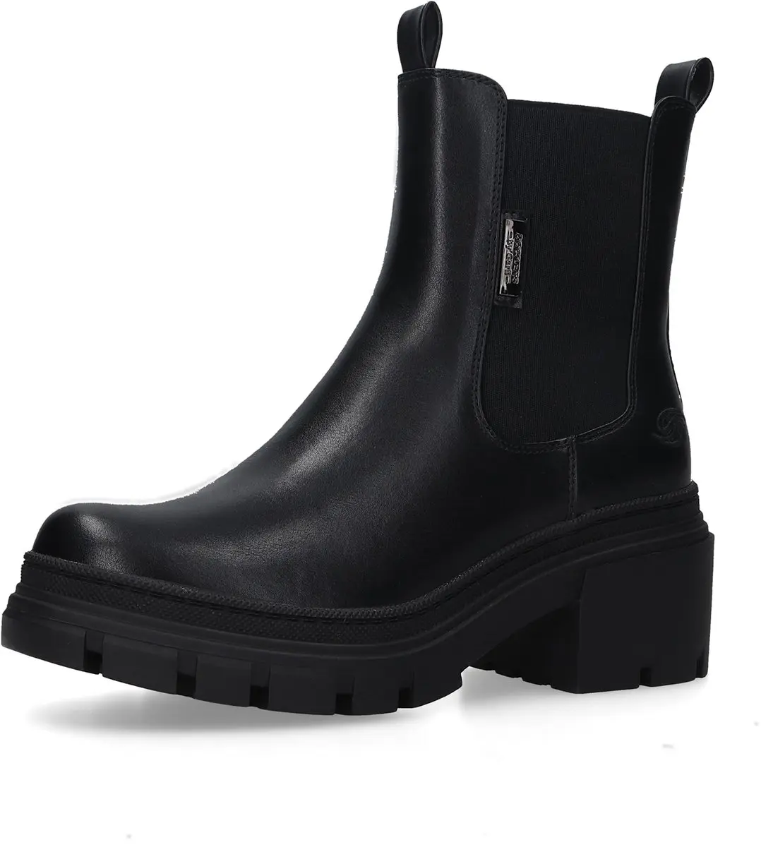 Dockers by Gerli Dames Enkellaar Stiefelette 51KA207 Boots Kunstleer Zwart