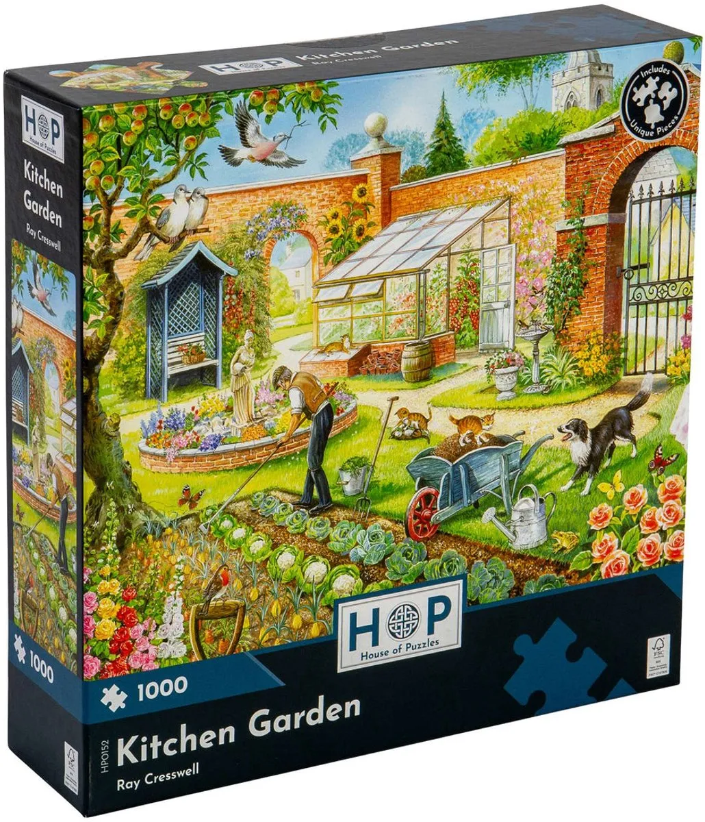 House Of Puzzles Kitchen Garden Legpuzzel 1000 Stuks - HP0152 Multicolor