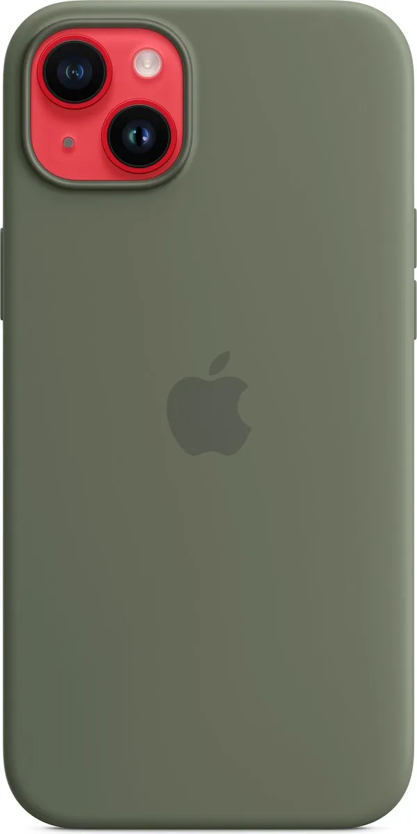 Apple Siliconen Hoesje MagSafe iPhone 14 Plus - Olijfgroen MQUD3ZM/A - afbeelding 6 van 6