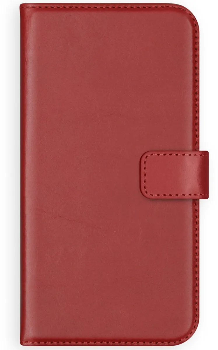 Selencia Hoesje Samsung Galaxy S21 - Rood Leder - 3 Pasjes