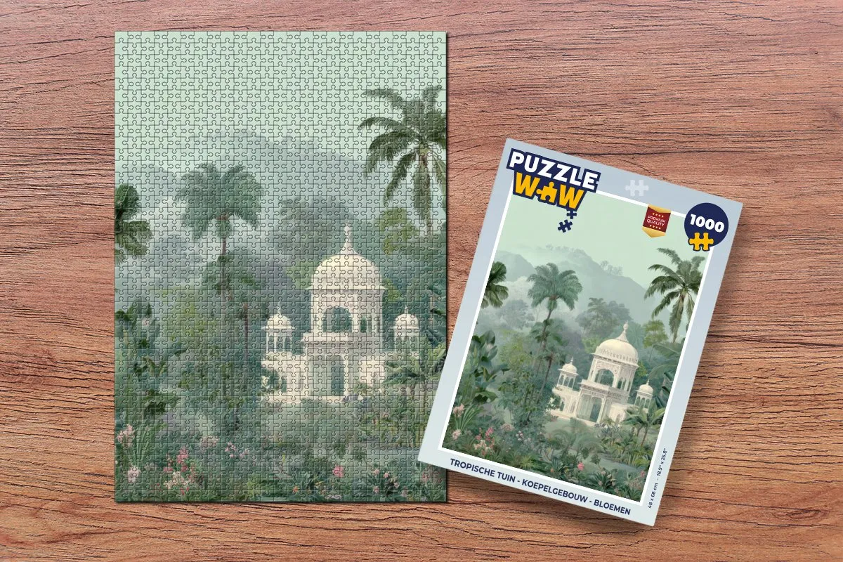 PuzzleWow Tropische Tuin Legpuzzel 1000 Stuks