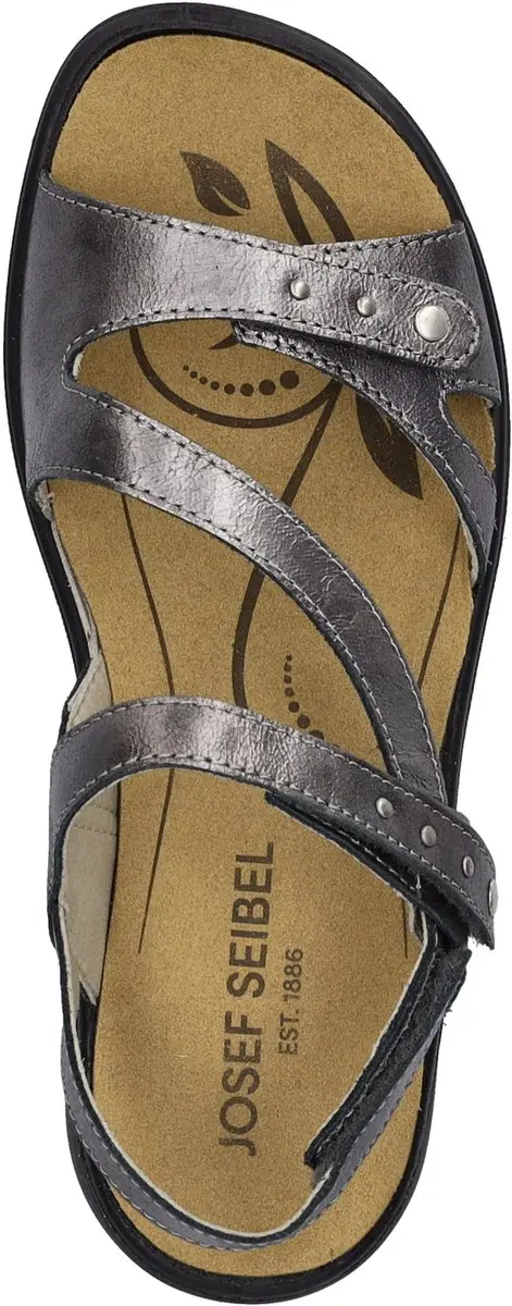 Josef Seibel Ibiza 70 Sandalen - 41 - Anthrazit - afbeelding 2 van 6