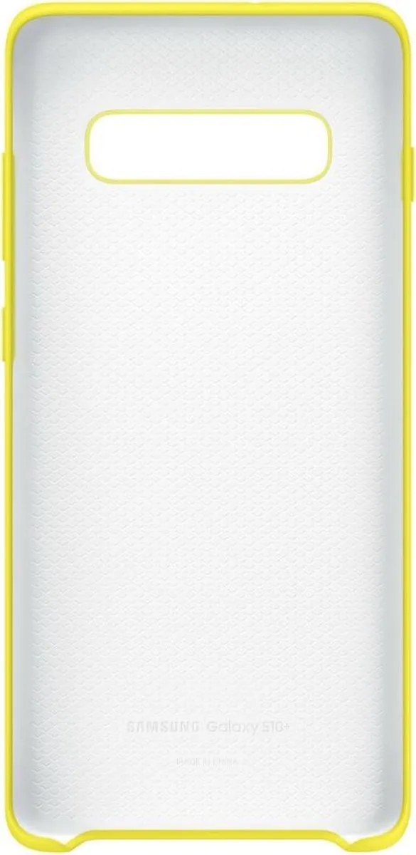 Samsung Silicone Cover Galaxy S10+ - Geel