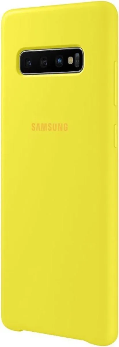 Samsung Silicone Cover Galaxy S10+ - Geel
