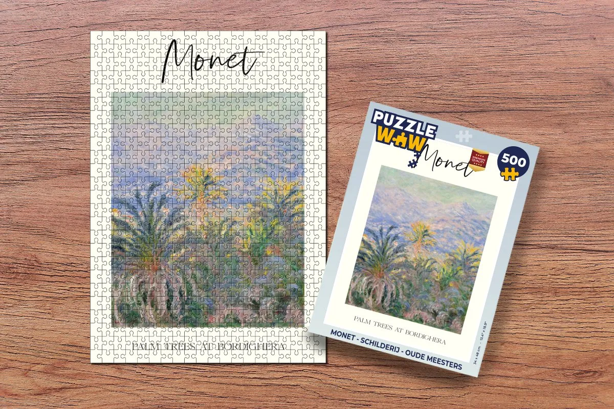 PuzzleWow Monet Oude Meesters Legpuzzel 500 Stuks - Multicolor